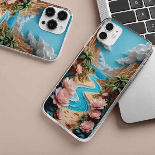 Tropical Bloom River iPhone / coque ipad