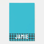Tropical Blue Buffalo Controleer de witte naam Post-it® Notes (Voorkant)