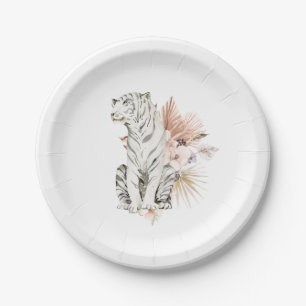 Tropical Boho Tigers Bachelorette Papieren Bordje