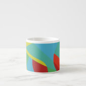 Tropical Bold Shapes Espresso Mug (Devant)