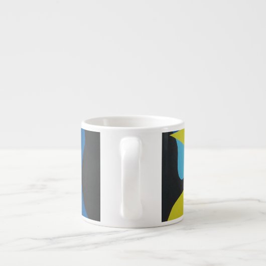 Tropical Bold Shapes Espresso Mug Espresso Kop (Achterkant)