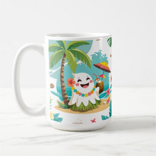 Tropical Boo – Aloha Kawaii Ghost Mok