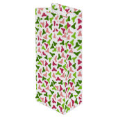 Tropical Boomerang Simple Pattern Gift Bag Wijn Cadeautas (Achterkant Gekanteld)