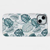 Tropical Botanical Green Monsteras (Verso Horizontal)