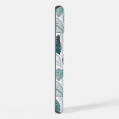 Tropical Botanical Green Monsteras iPhone Hoesje (Rechterkant)