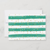 Tropical Boy Sloth Baby shower bedankpas Bedankkaart (Achterkant)