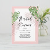 Tropical Bridal Shower Invitation Hawaii (Debout devant)