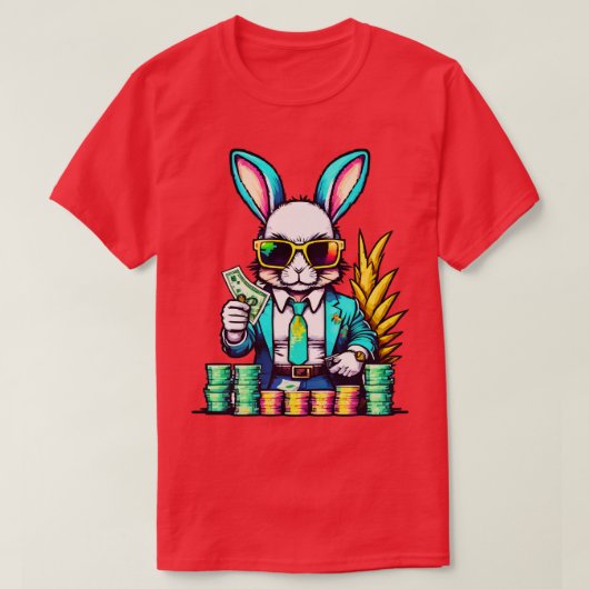 Tropical Bunny Treasure TShirt (Design voorkant)