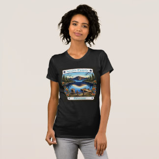 Tropical Calm Lake Family Reunion T-shirt