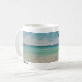 Tropical Caribbean Beach Paradise Café Mug (Devant gauche)