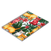 Tropical Cats Pattern Notitieboek (Linkerzijde)