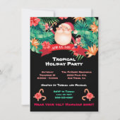 Tropical Christmas Holiday Party Invitation (Devant)