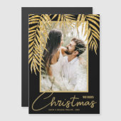 Tropical Christmas Photo Magnetische Kaarten (Voorkant / Achterkant)