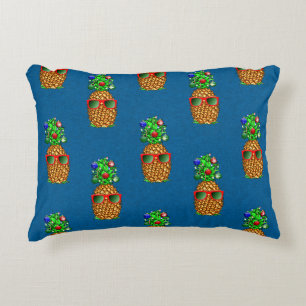 Tropical Christmas Pineapple Warm Xmas Accent Kussen