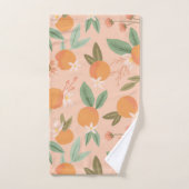 Tropical Citrus Floral Rose (Serviette à main)