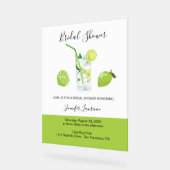 Tropical Citrus Green Lime Bridal Shower  (Angle)