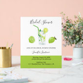 Tropical Citrus Green Lime Bridal Shower  Acryl Bord (Huwelijk)