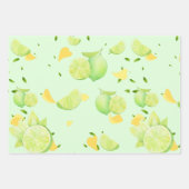 TROPICAL Citrus ZOMERFRUIT Sinaasappel citroenschi Inpakpapier Vel (Voorkant 3)