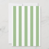 Tropical Coastal Retro Beach Destination Wedding Kaart (Achterkant)