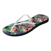 Tropical Coloré Plante tongs (Incliné)