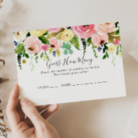 Tropical Colorful Automne Devinez Combien De Carte