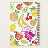 Tropical Colorful Fruit Girly Nom tendance Personn (Dos)