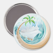 Tropical Cruise Magneet (Voorkant / Achterkant)