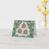 Tropical Delom Blossom Trois cartes de voeux (Fleur jaune)