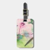 Tropical Destination Wedding Bagagelabel (Voorkant verticaal)