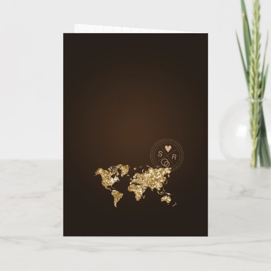 Tropical Destination Wedding Passport QR Code Inv (Achterkant)