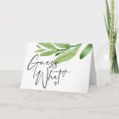 Tropical Devine Ce que révèle la Faire-part de gro (Devant)