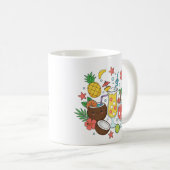 Tropical Drinks – Cute Summer Cocktail Mug (Devant droit)