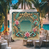 Tropical Elegance Carré Frame Faire-part de mariag