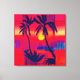 Tropical Escape Fantasy Canvas Afdruk