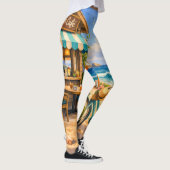 Tropical Escape Leggings – Sunset Vibes Edition (Droite)