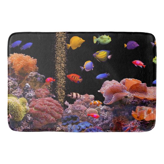 Tropical Fish afbeelding voor Large-Bath-Mat Badmat (Voorkant)