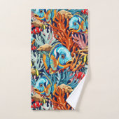 Tropical Fish Colorful Summer Vibes (Serviette à main)