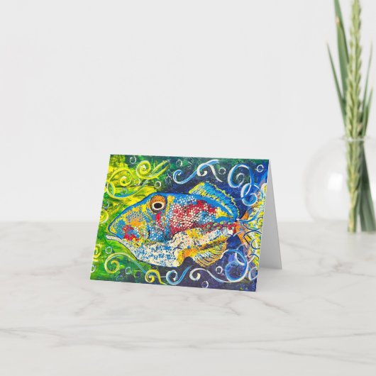 Tropical Fish Note Kaart (Voorkant)