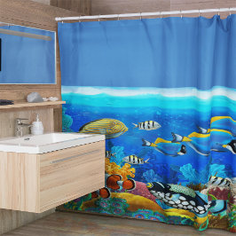 Tropical Fish Ocean Zee design douchegordijn