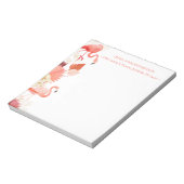 Tropical Flamingo Notitieblok (Gedraaid)