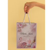 Tropical Flamingo Quinceañera, custom Medium Cadeauzakje