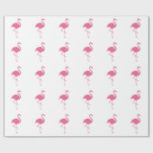 Tropical Flamingo Trendy Cadeaupapier (Vlak)