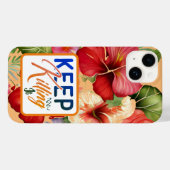 Tropical Floral Blijf doden iPhone / iPad hoesje (Achterkant (horizontaal))