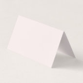 Tropical Floral Botanical Logo QR Code Folded Visitekaartjes (Achterkant)