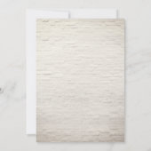 Tropical Floral Brick Graduation Photo Invitation (Dos)