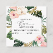 Tropical Floral Devine Combien De Cartes De Baiser (Devant)