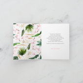 Tropical Floral Gold Balloon Garland Merci (Intérieur)