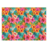 Tropical Floral Hibiscus  Tafelkleed (Voorkant (Horizontaal))