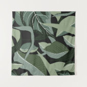 Tropical Floral:  lijn art. Wandkleed (Voorkant (horizontaal))