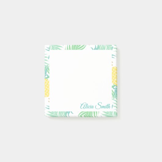 Tropical floral mignon Post-it Note (Devant)